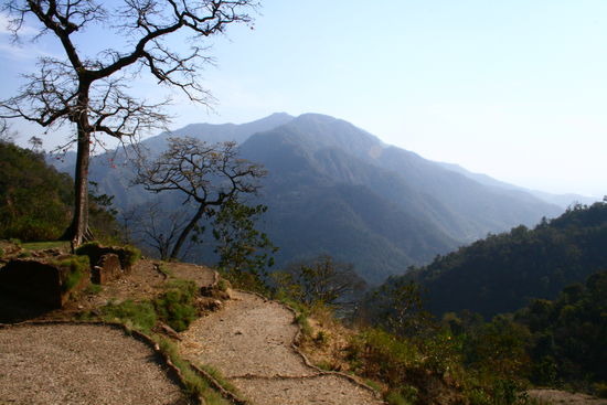 Trekking in die Berge
