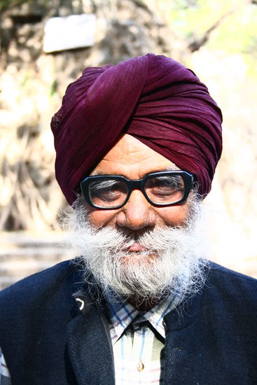 Eine nette Begegnung inklusive Fuehrung durch den Park