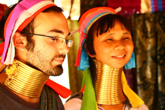 Longneck Karen und Longneck Touris