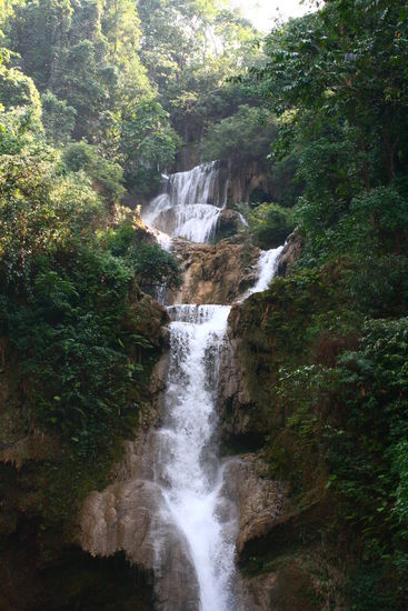 Wasserfaelle in der Naehe von Luang Prabang, ca. 40 min. Fahrt