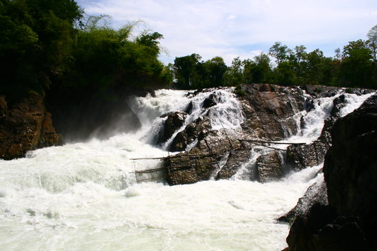 Laotische Niagara-Faelle