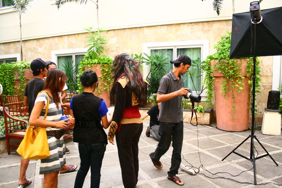 Das Shooting beginnt