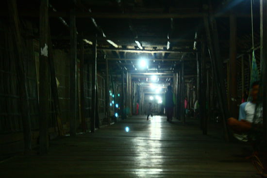 Die Veranda bei Nacht