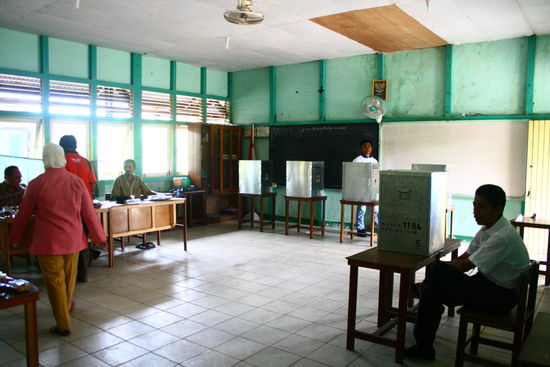 Nuris' Wahllokal...