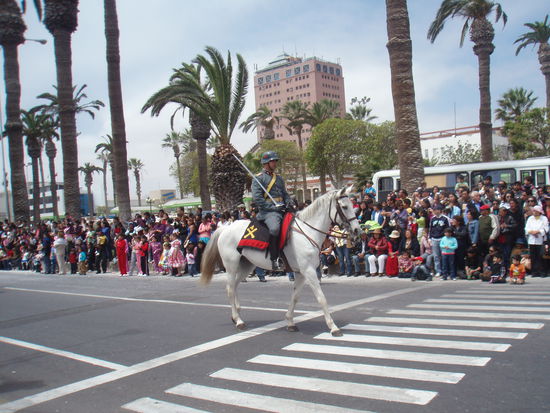 ... und berittenes Militaer.