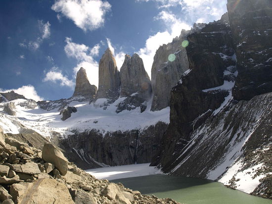 Man fuehlt sich ein wenig wie bei Fitz Roy.