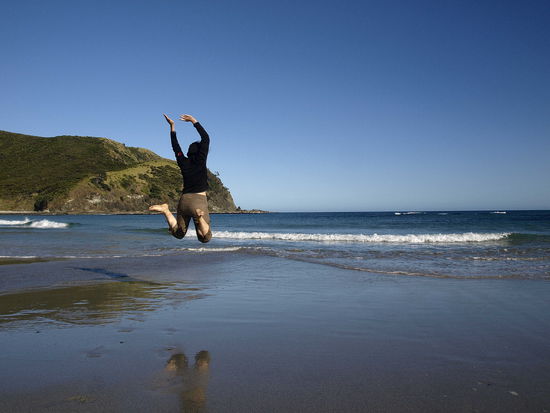 Unser Campingplatz am Cape, Jutta hat es anscheinend gefallen .