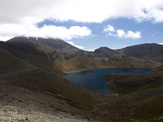 Der Schicksalsberg im Nebel.
