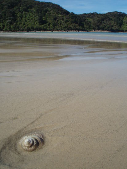 Abends am Campingplatz.