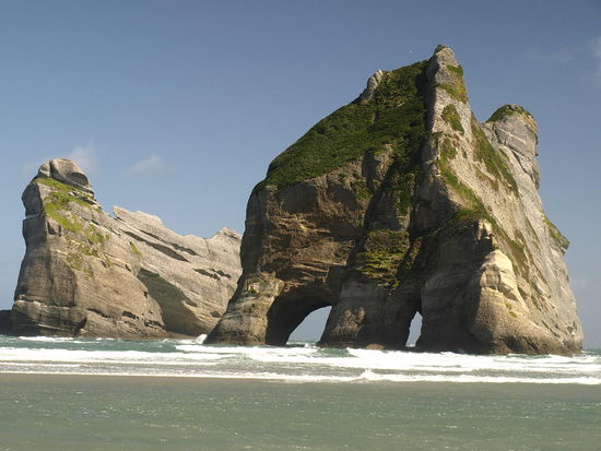 Wharariki Beach