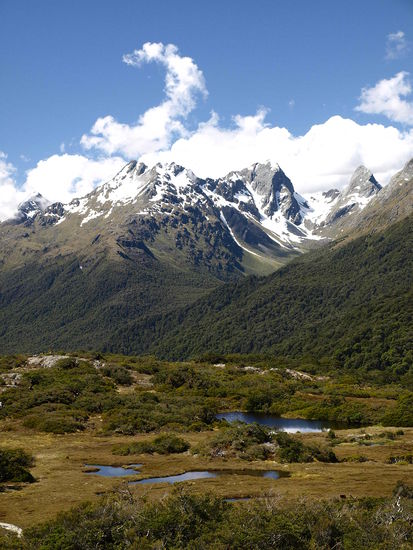 Vom Keysummit aus hat man eine tolle Aussicht auf die umliegenden Berge.