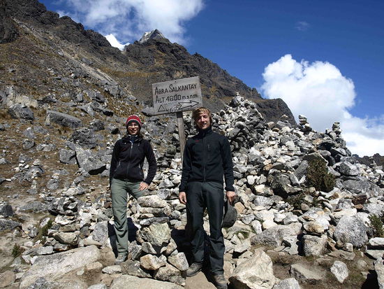 Geschafft, am Pass auf 4650 Meter!