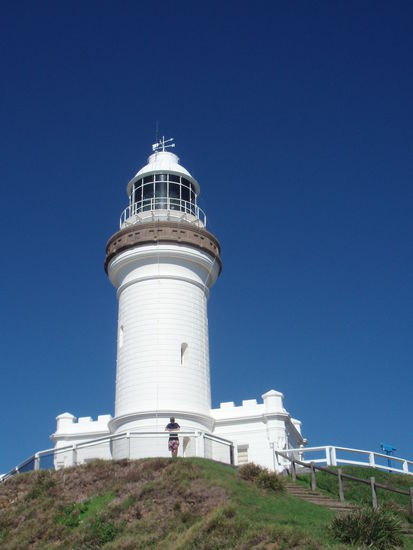 Werner (im Hintergrund kaum zu sehen - der Leuchtturm)