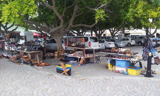 Kleiner Markt in Simons Peak