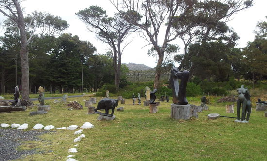 Steinskulpturenlandschaft