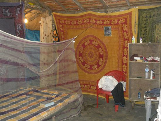 hier schlafen wir...