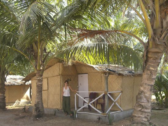Zwischendurch haben wir fuer eine Woche die location gewechselt und in dieser Huette verbraucht, leider konnten wir nicht die ganze geniessen..