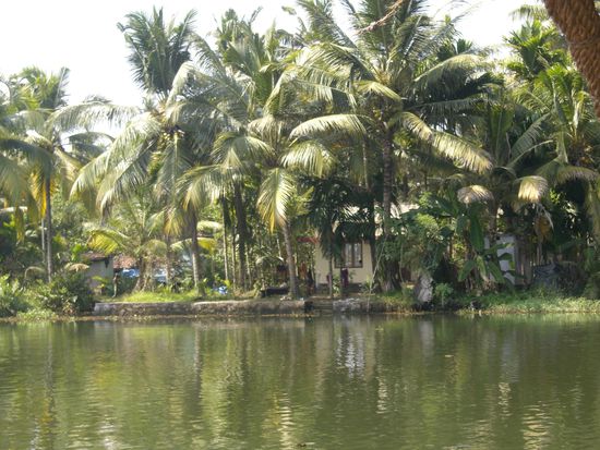Die Menschen leben hier direkt am Fluss und sind bis auf Strom zum grossen Teil von der Aussenwelt abgeschnitten