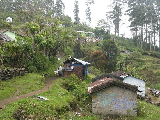 und aus dem nichts ein kleines Bergdorf, es gibt einfach zu viele Inder 