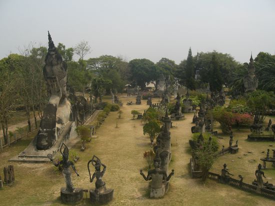 es gab viele kreative Skulpturen...