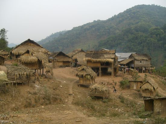 Akha village: Das Leben ist sehr einfach