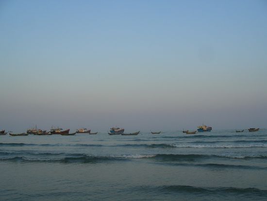 Abendstimmung am suedchinesischen Meer