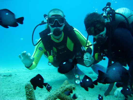 das Posieren bei leicher Stroemung war nicht so leicht wie es aussieht.
