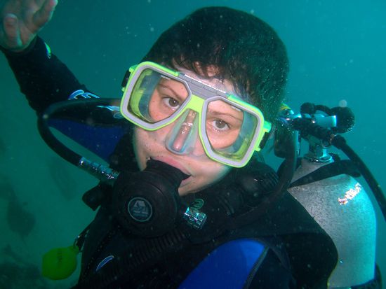 Julia voll im Element 