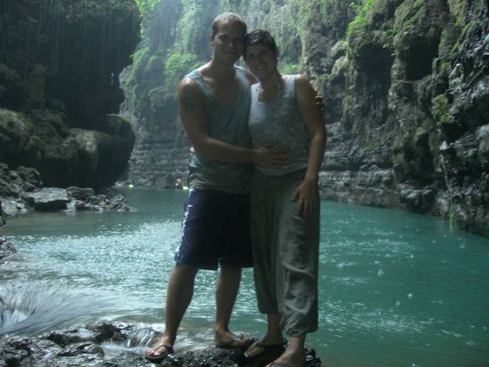Im canyon konnten wir schwimmen und von Felsen springen