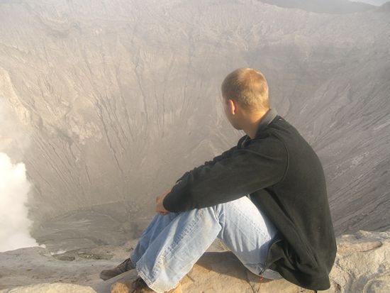 der Blick vom Kraterrand war gigantisch