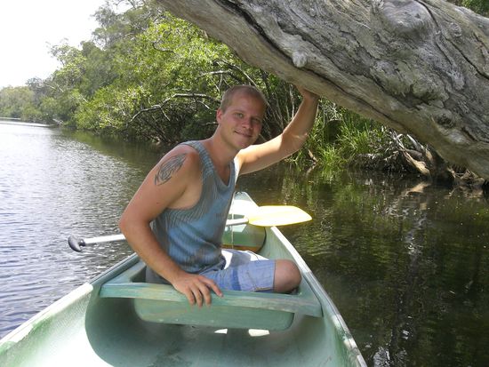 Timo hat Spass und will immer ganz nah am Rand fahren