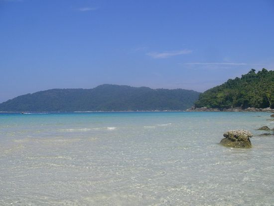 warmes klares Wasser 