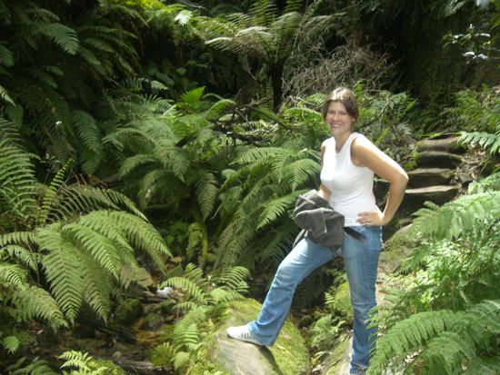 ..ging es steil hinab..