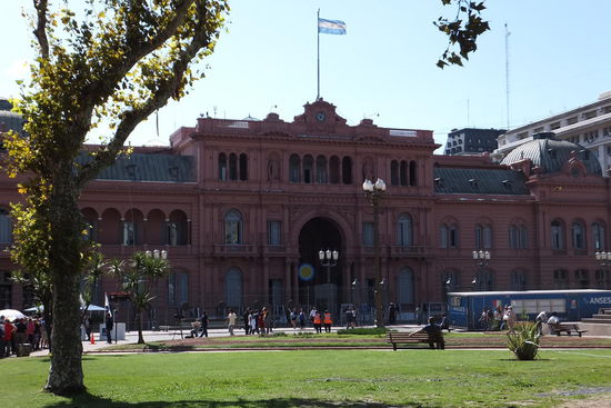 Casa Rosada am plaza de Mayo - Präsidentenpalast