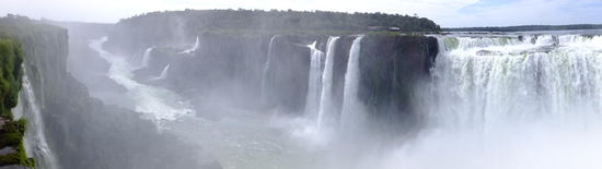 Blick von Argentinien nach Brasilien