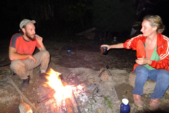 ... und abends gabs improvisierten Glühwein 