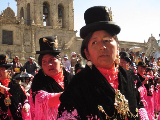 und die Hüte werden nicht nur beim Umzug getragen