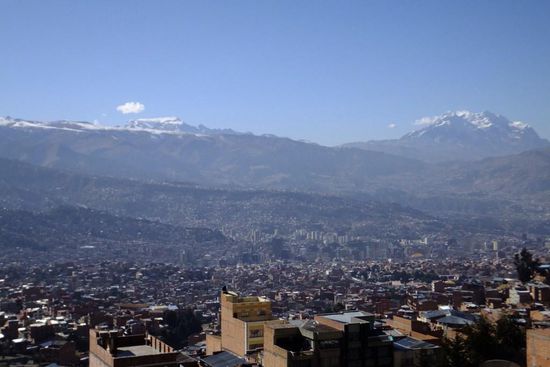 La Paz vor traumhafter Kulisse