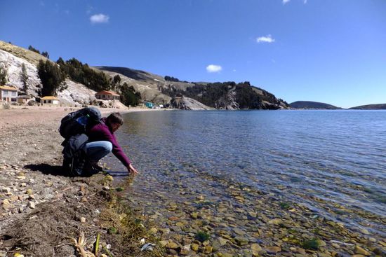 das Wasser war glasklar 