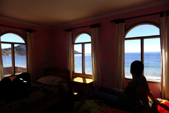 und wir haben ein super Zimmer erwischt