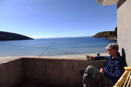 durch die Größe kam uns der See eher vor wie ein Meer