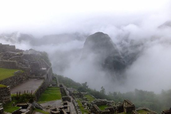 ... ganz langsam verzog sich der Nebel...