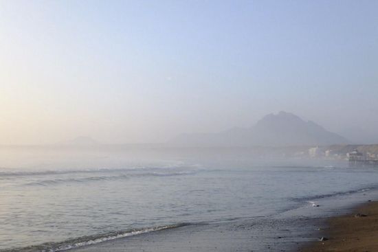 ... und ab und zu bildet sich Küstennebel...