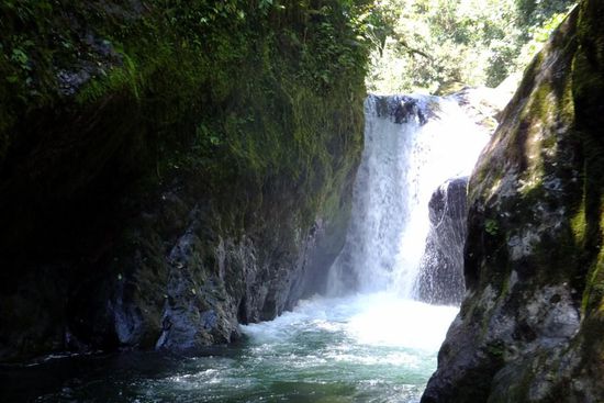 ... in dem es viele Wasserfälle zu bestaunen gab...