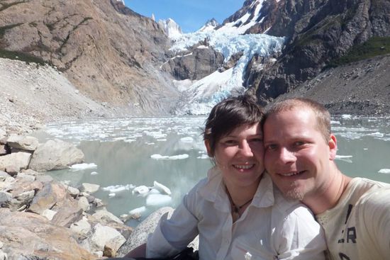 Pause an einem der vielen Gletscherseen..