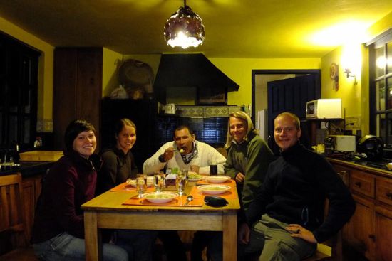 zurück von dem Kurztrip haben wir uns wieder bei Mariscal breit gemacht 
... und wie jeden Tag gab es lecker Abendessen!