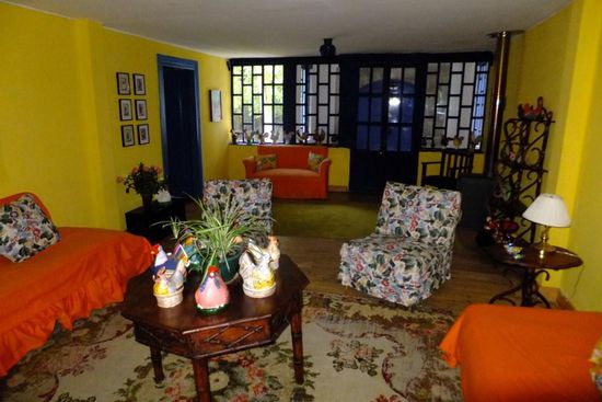 ... während Meike und Julia fleißig das improvisierte Yogazimmer genutzt haben 