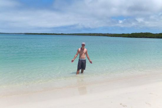 trotz 'nur' ca 20 - 22 Grad Wassertemperatur lädt das Meer zum baden ein!