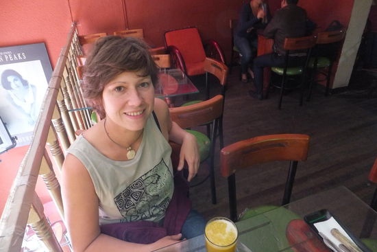 die Stadt mit vielen kleinen Restaurants...