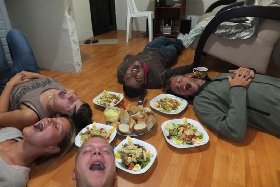 ... und es uns schmecken lassen ! 